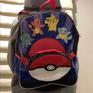 Pokémon backpack with lunch box